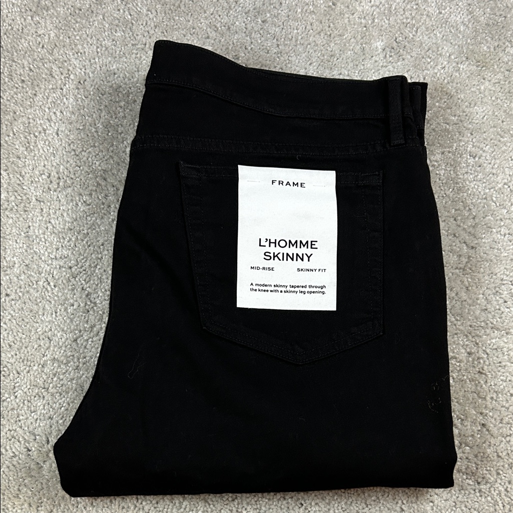 Frame L’homme Skinny Jeans Nwt